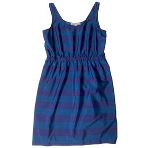 Loft Striped Sleeveless Dress